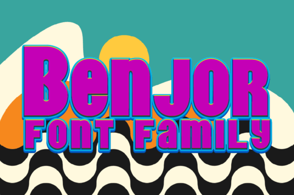 Benjor Family: A Bold, Confident Display Font for Small Businesses