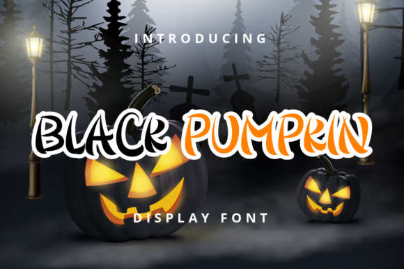 Black Pumpkin: A Display Font That Sets the Mood