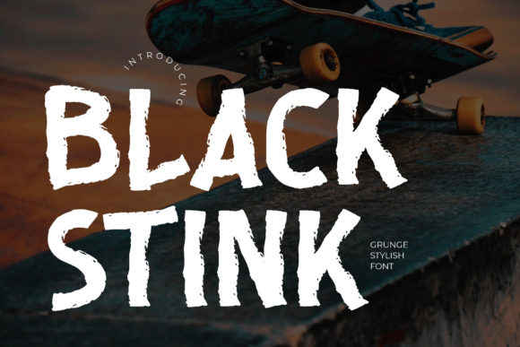 Black Stink: A Bold Display Font That Anchors Editorial Mood