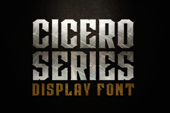 Cicero: A Bold Display Font That Anchors Brand Identity