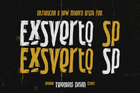 Exsverto SP: A Display Font That Cuts Through the Feed