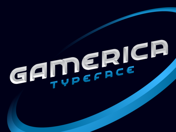 Gamerica: A Bold Display Font That Cuts Through the Feed