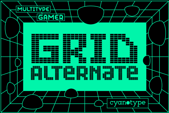 Grid Alternate: A Pixel-Perfect Display Font for Bold Digital Branding