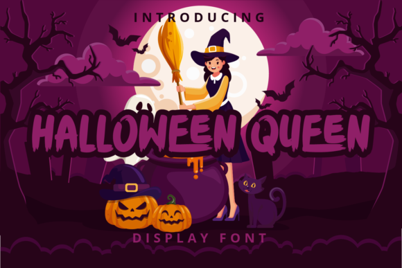 Halloween Queen: A Display Font That Commands Attention