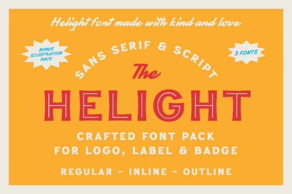 Helight: A Display Font That Makes Your Message Instantly Clear