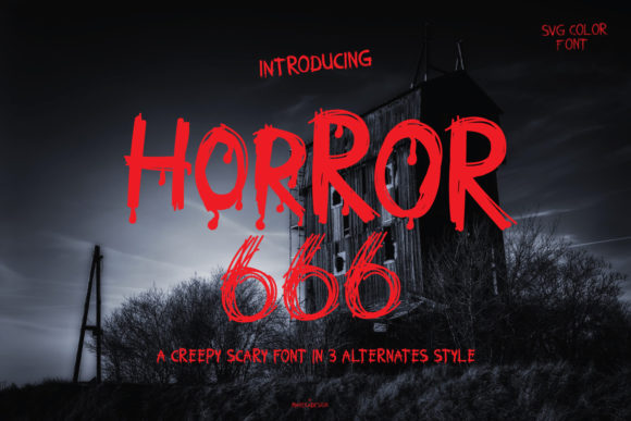 Horror 666: A Display Font That Makes Your Headline Unmissable