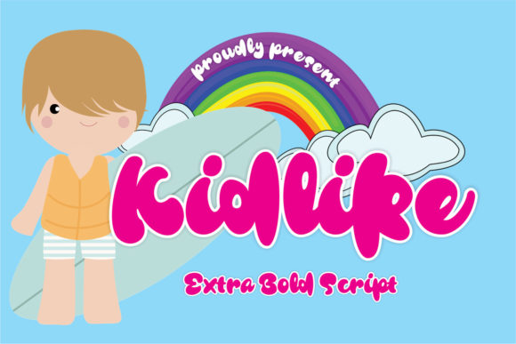 Kidlike: A Playful Display Font for Friendly Branding