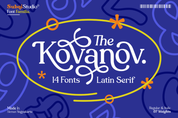 Kovanov: A Vintage Display Font for Editorial Impact