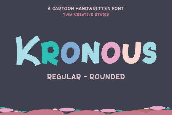 Kronous: A Playful, Bold Display Font for Small Business Brands