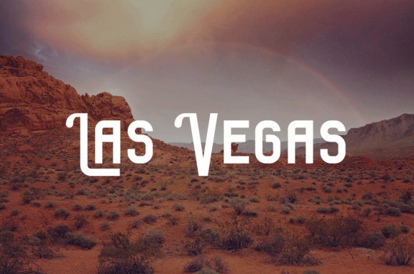 Las Vegas Font: A Bold Display Typeface for Digital Branding
