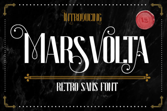 Marsvolta: A Display Font That Makes Your Brand Instantly Memorable