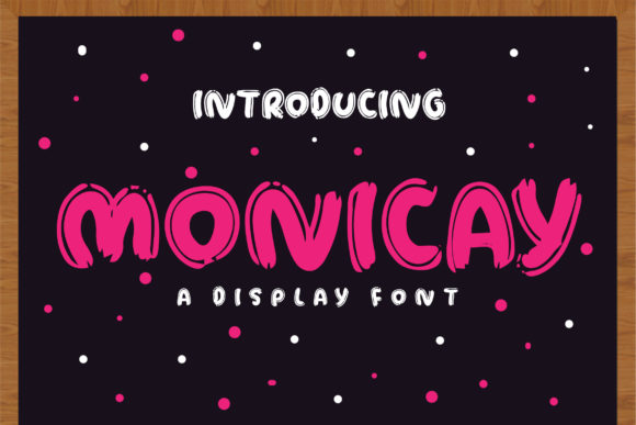 Monicay: A Bold Display Font for Modern Web Design