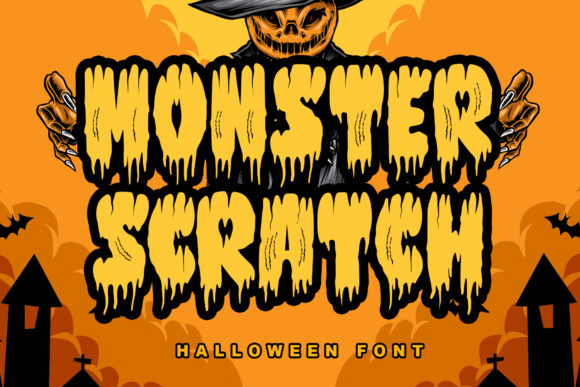 Monster Scratch: A Bold Display Font for Editorial Impact