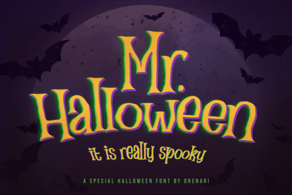 Mr Halloween: A Spooky-Perfect Display Font for Small Business Branding