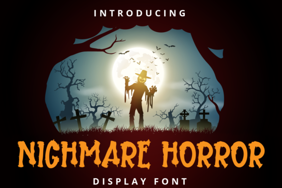 Nightmare Horror: A Quirky Display Font That Delivers Personality
