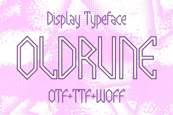 Oldrune: A Futuristic Display Font That Commands Attention