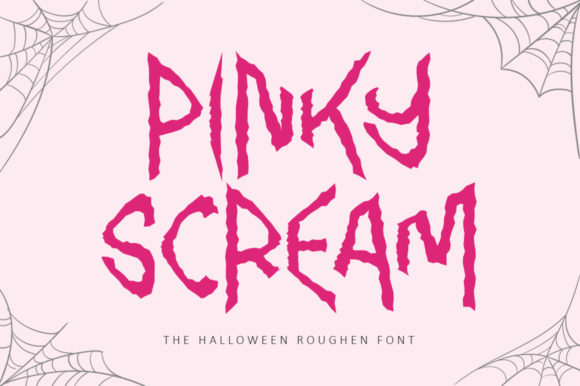 Pinky Scream: A Spooky-Playful Display Font for Editorial Moments