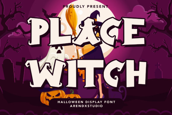 Place Witch: A Bold, Cute Display Font for Handmade Brands