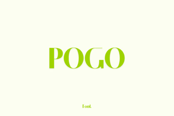 Pogo: A Bold, Friendly Display Font for Digital Brands
