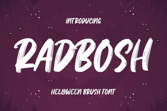 Radbosh: A Bold Display Font That Makes Digital Headlines Pop
