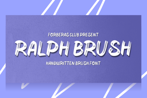 Ralph Brush: A Trendy Display Font for Digital Branding
