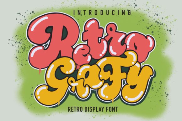 Retro Grafy: A Playful Display Font That Makes Your Brand Feel Real