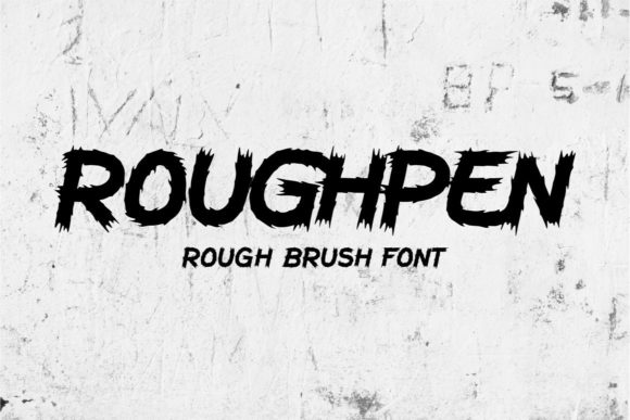 Roughpen: A Bold Hand-Drawn Display Font That Feels Human