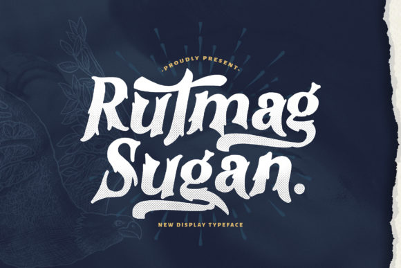Rutmag Sugan: A Display Font That Makes Your Brand Instantly Memorable