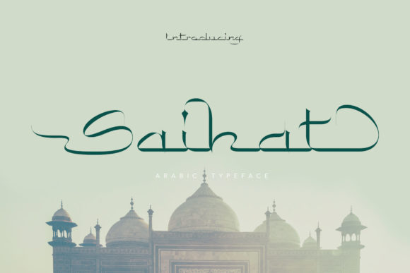 Saihat: A Distinct Arabic Display Font for Campaign Impact