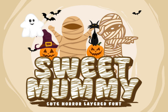 Sweet Mummy Horror: A Playful Display Font for Handmade Charm