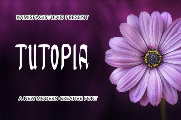 Tutopia: A Friendly Display Font for Digital Brands