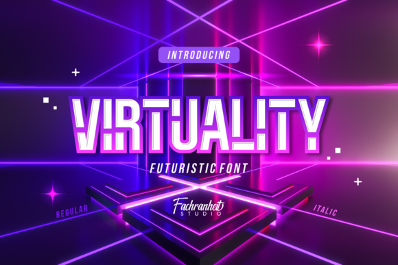 Virtuality: A Futuristic Display Font for Scroll-Stopping Marketing